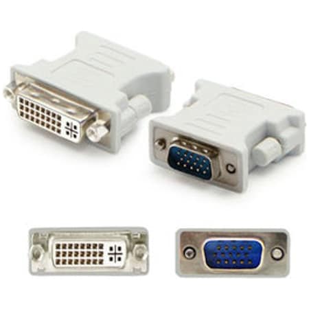 Addon 5 Pack Of Vga Male To Dvi-I (29 Pin) Female White Adapter